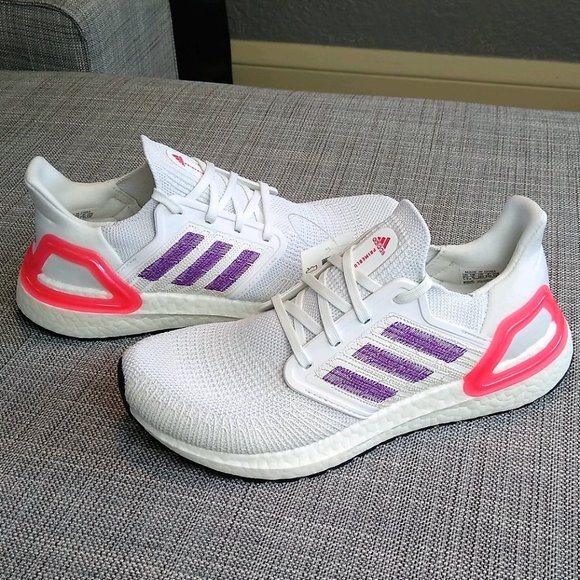 adidas Shoes - Adidas Ultraboost 20 White Purple Size 7.5 NWT!